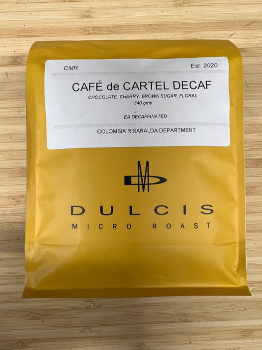 "CAFE de CARTEL DECAF"  Colombia Eje Cafetero